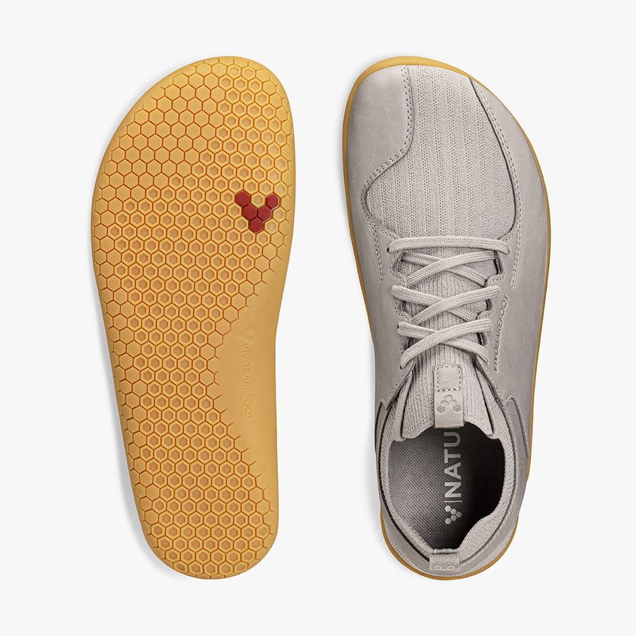 Vivobarefoot Primus Knit II Wandelschoenen Kinderen Grijs | Nederland 0247DFMN